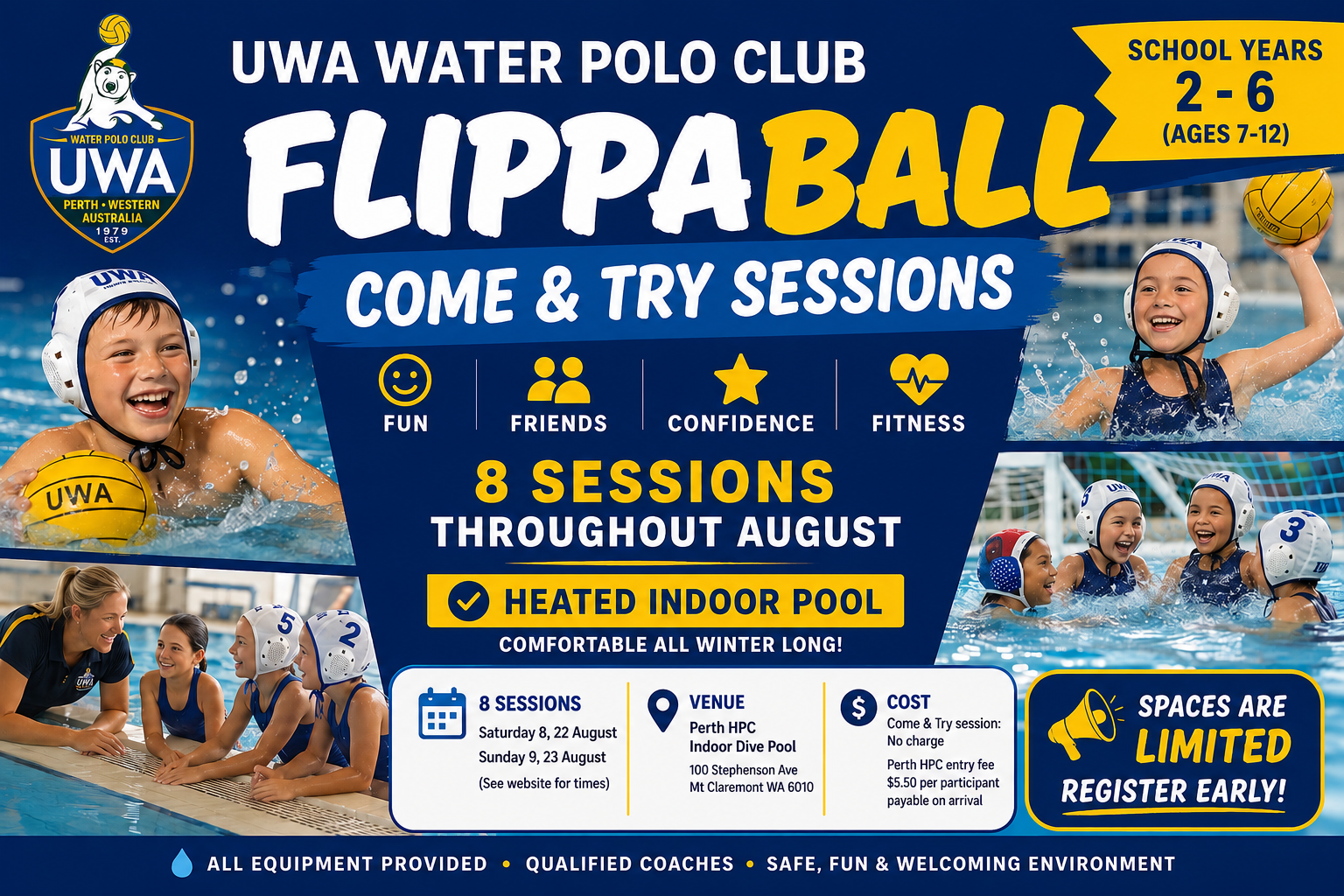 UWA Water Polo Club Come and Try FlippaBall sessions